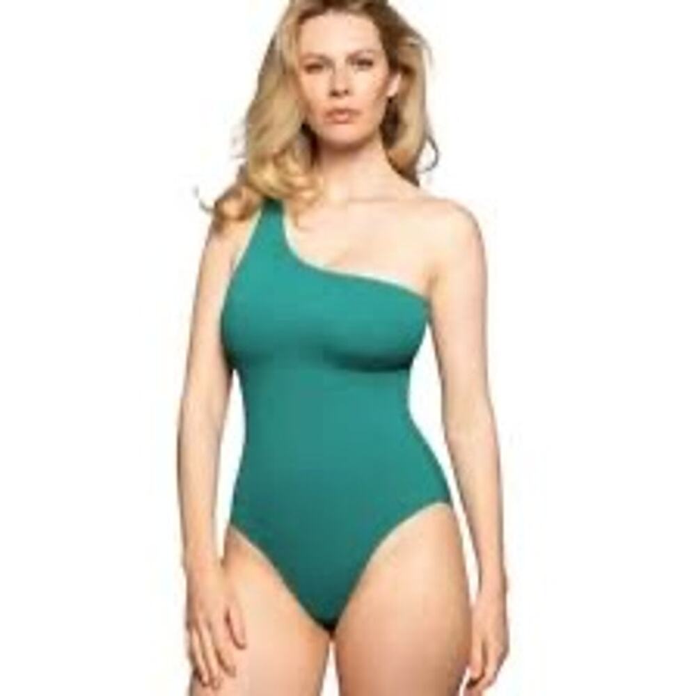 TA3 One sidey emerald swimsuit size medium short NWT